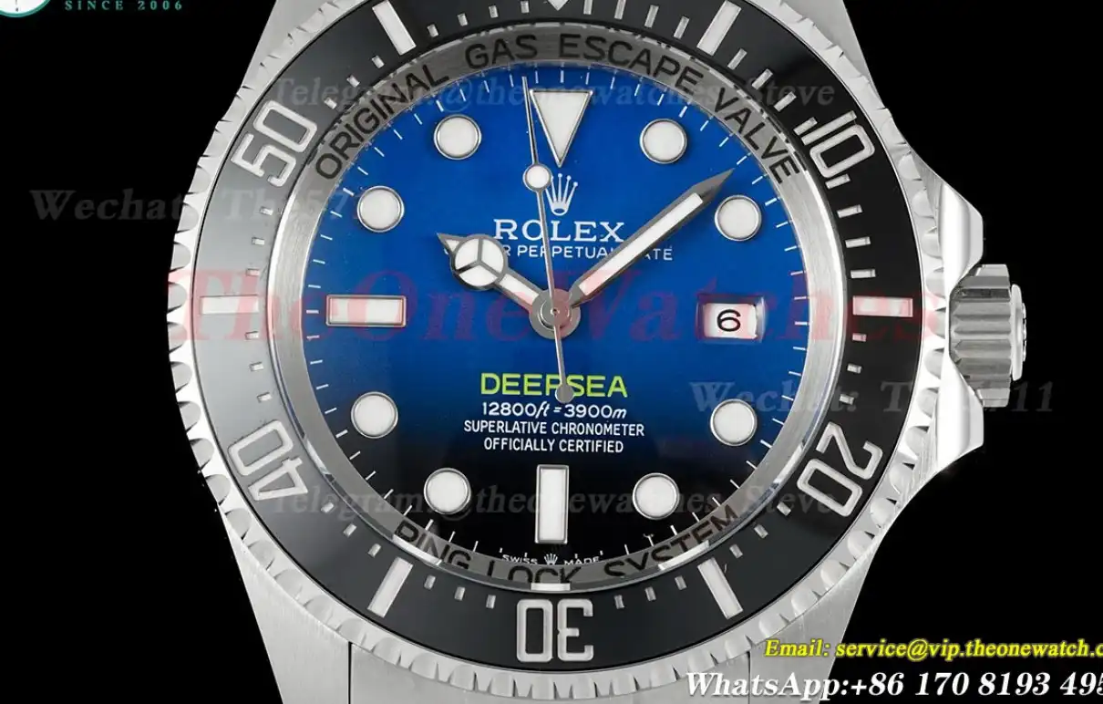 DeepSea 136660 44mm SS SS Gadient Blue DIal EWEF A3235