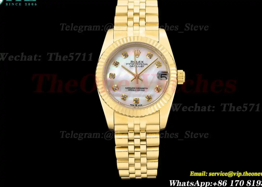 Datejust 28mm Jub YG YG Mop Dial GDF MY8215