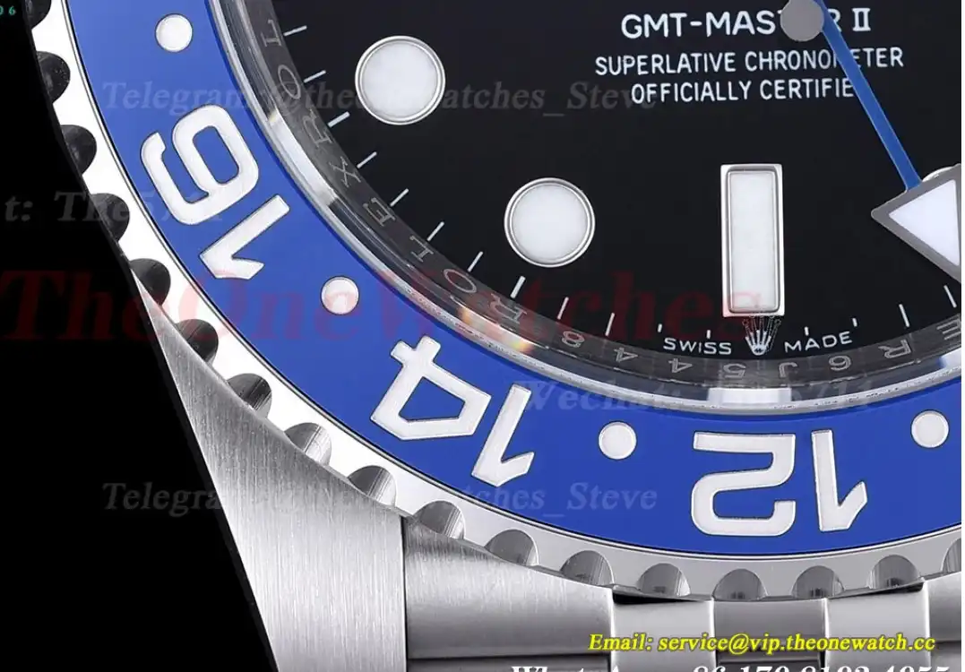 GMT Master II 126710 Batgirl Jub 40mm Black Blue EWF V2 VR3285