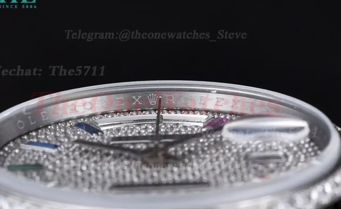 DayDate 36mm SS SS Dia Pres Diamond Dial RAF A2836