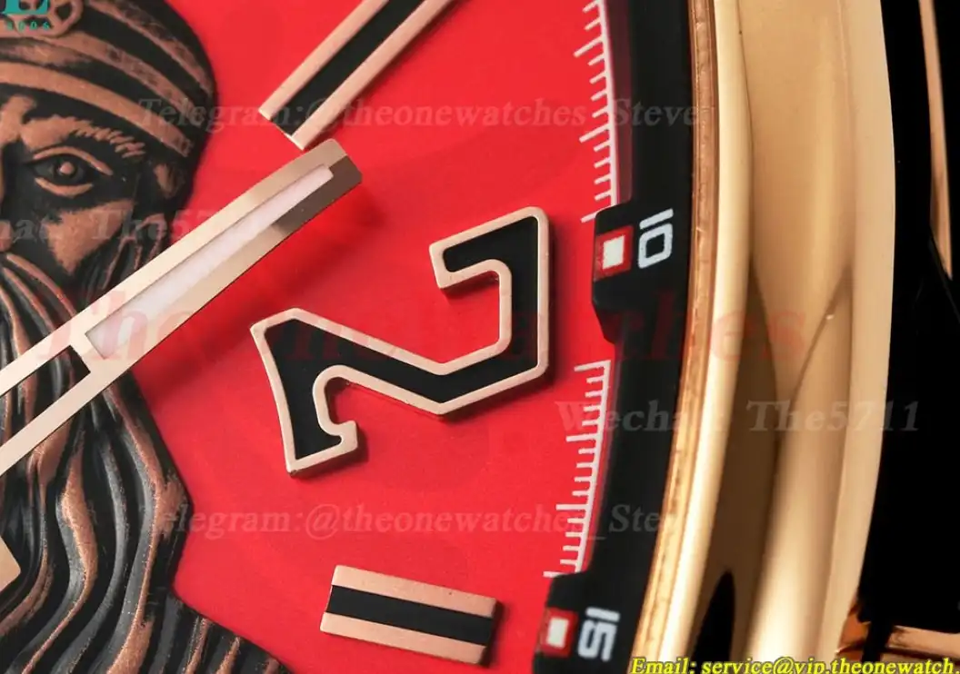 Vanguard Skenderbeu 44mm RG LE Red Dial ABF A2824