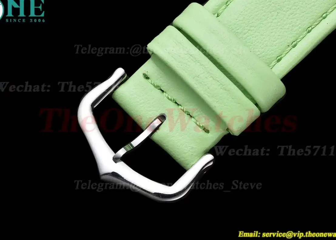 Tank Must Small SS LE White dial On Green Leather Strap K11F Quartz