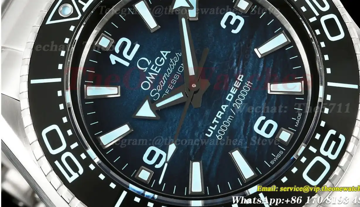 Planet Ocean Ultra Deep 'Challenger' 45.5mm SS SS Blue Dial VRF A8912