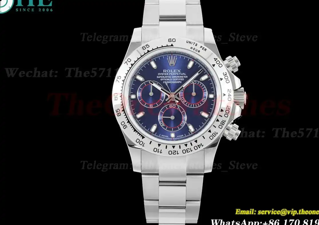 Daytona 116509 40mm SS SS Blue Dial OMF A7750