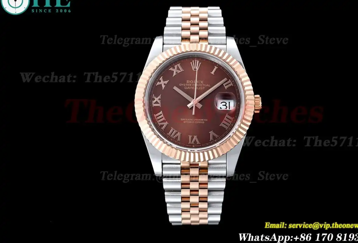 Datejust 126231 36mm Brown Rmn SS RG GMF A2824