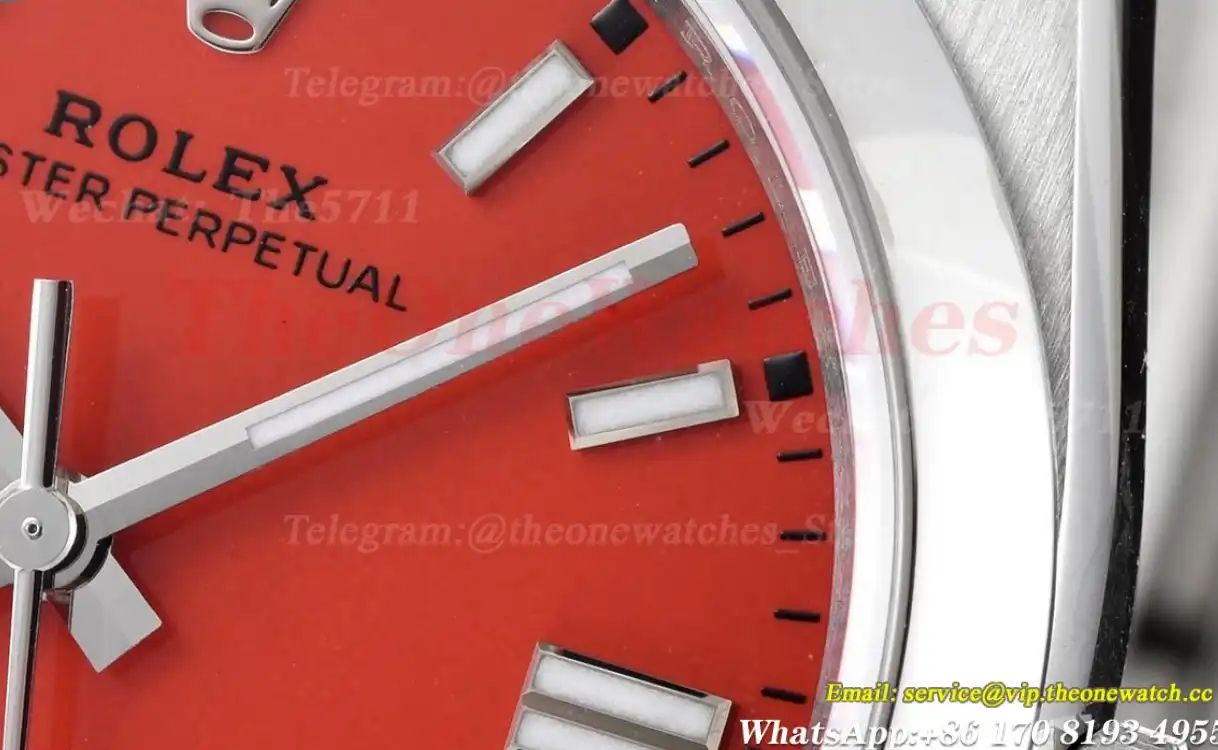 Oyster Perpetual 126000 36mm SS SS Red Dial VSF VS3230