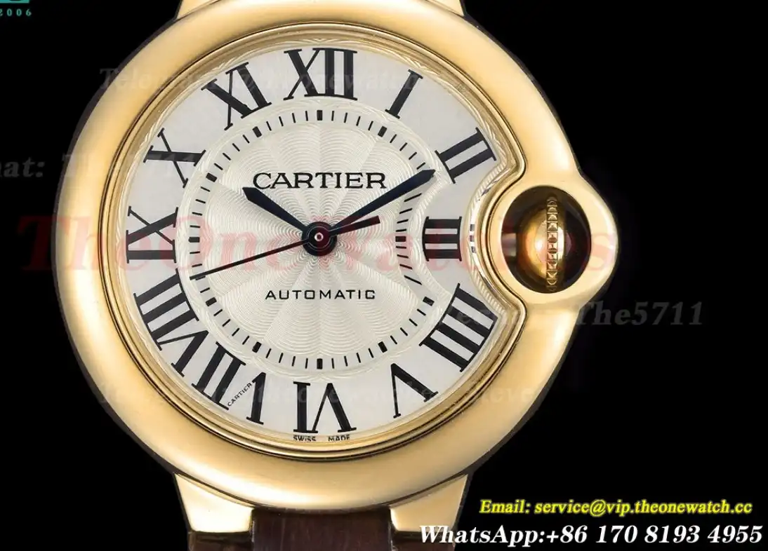 Ballon Bleu De Cartier 33mm YG LE White Dial GDF NH05