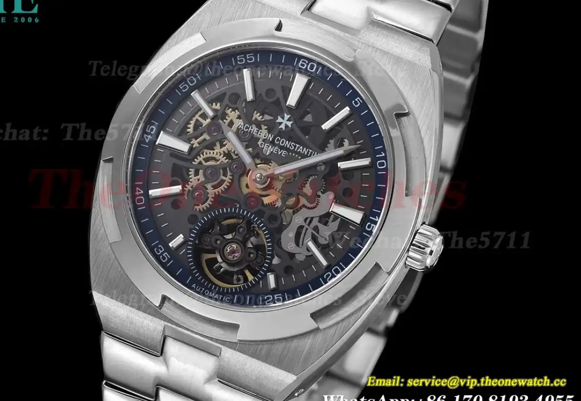 Overseas 6000V 41mm SS SS Skeleton Dial GDF A7500