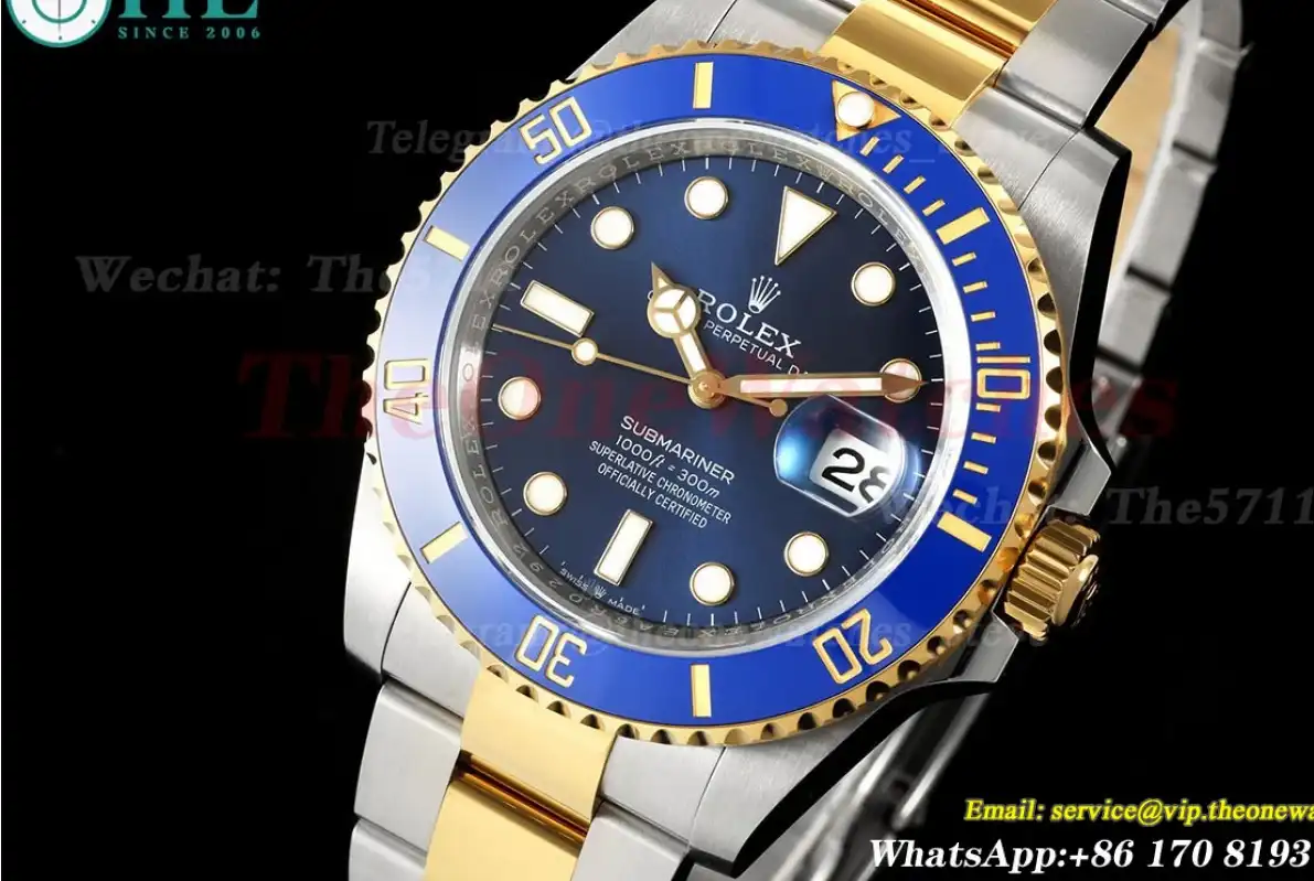 Submariner 126613LB 41mm SS YG Blue Dot EWEF A3235