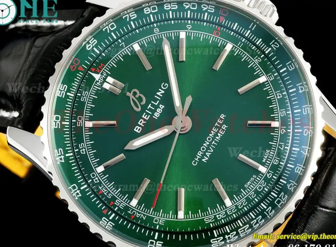 Navitimer 1 2024 41mm Date SS LE Green Dial TF A2824