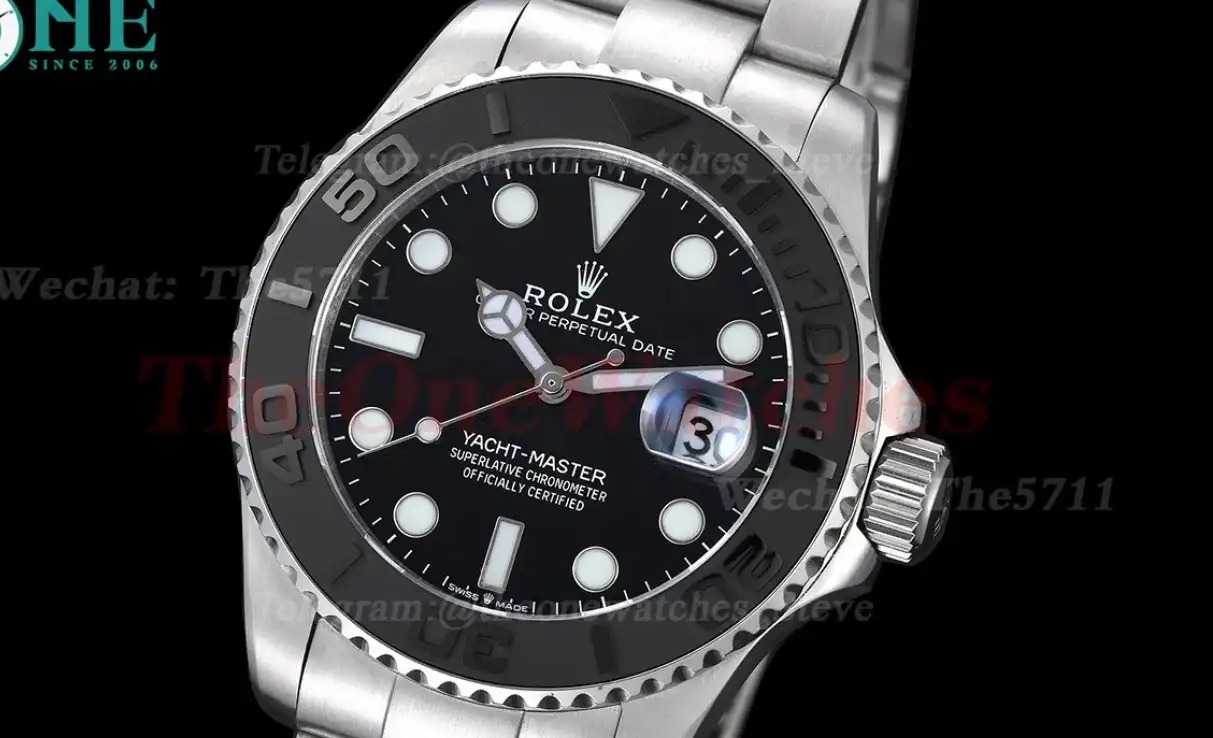 Yacht-Master 226627 42mm SS SS Black Dot GDF MY8215