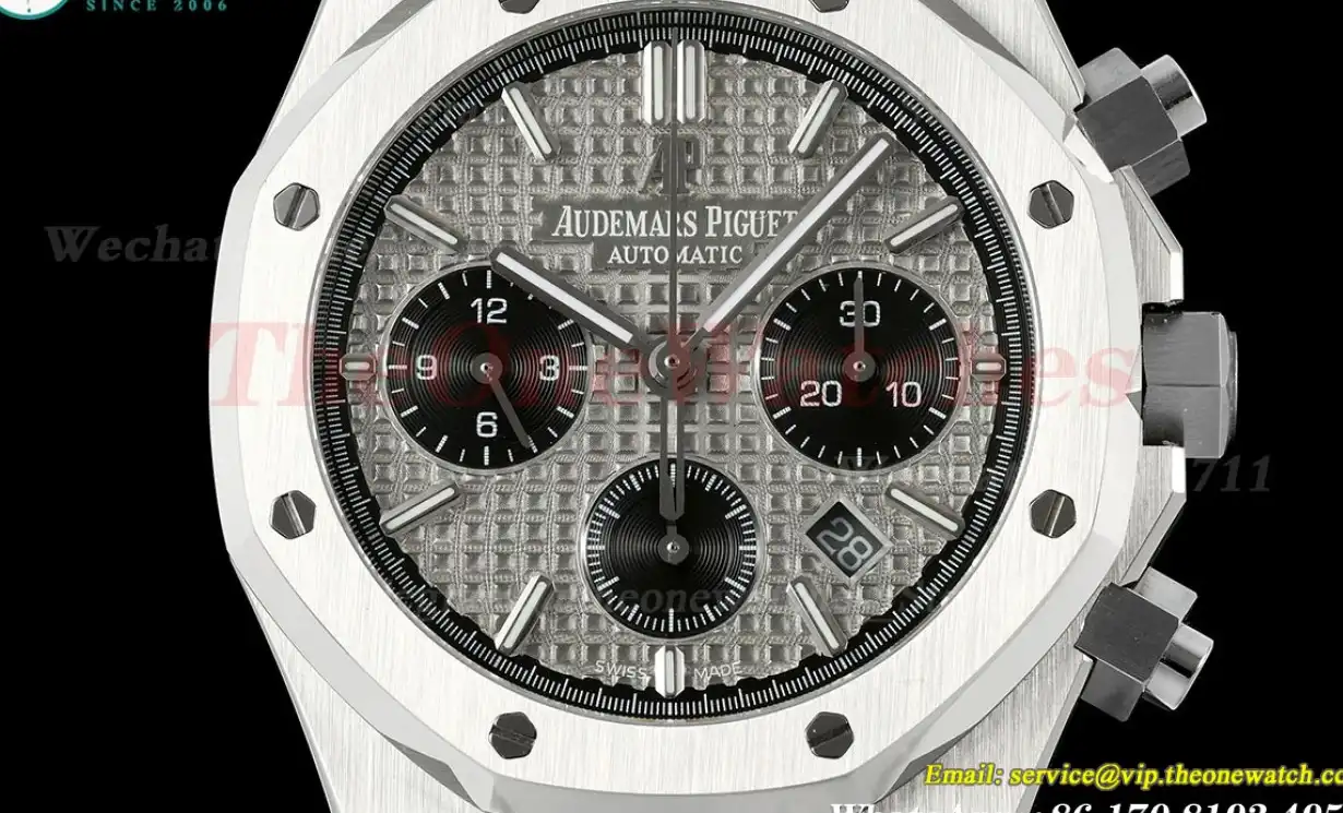 Royal Oak Chrono 26331ST 41mm SS SS Grey Blk BF A7750