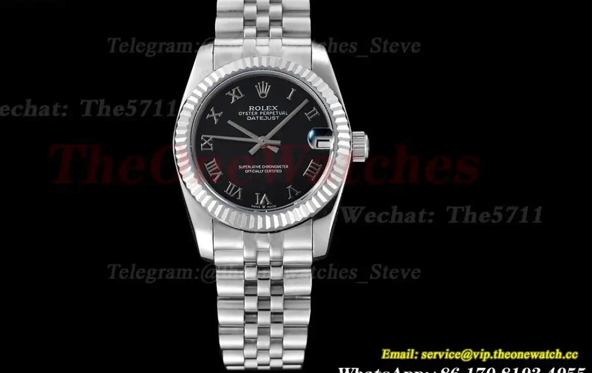 Datejust 31mm 278274 SS SS Black Rmn GDF MY8215