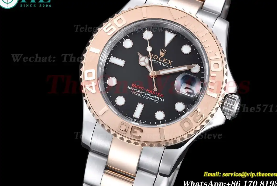 Yacht-Master 126621 40mm RG SS Black Dot GDF MY8215