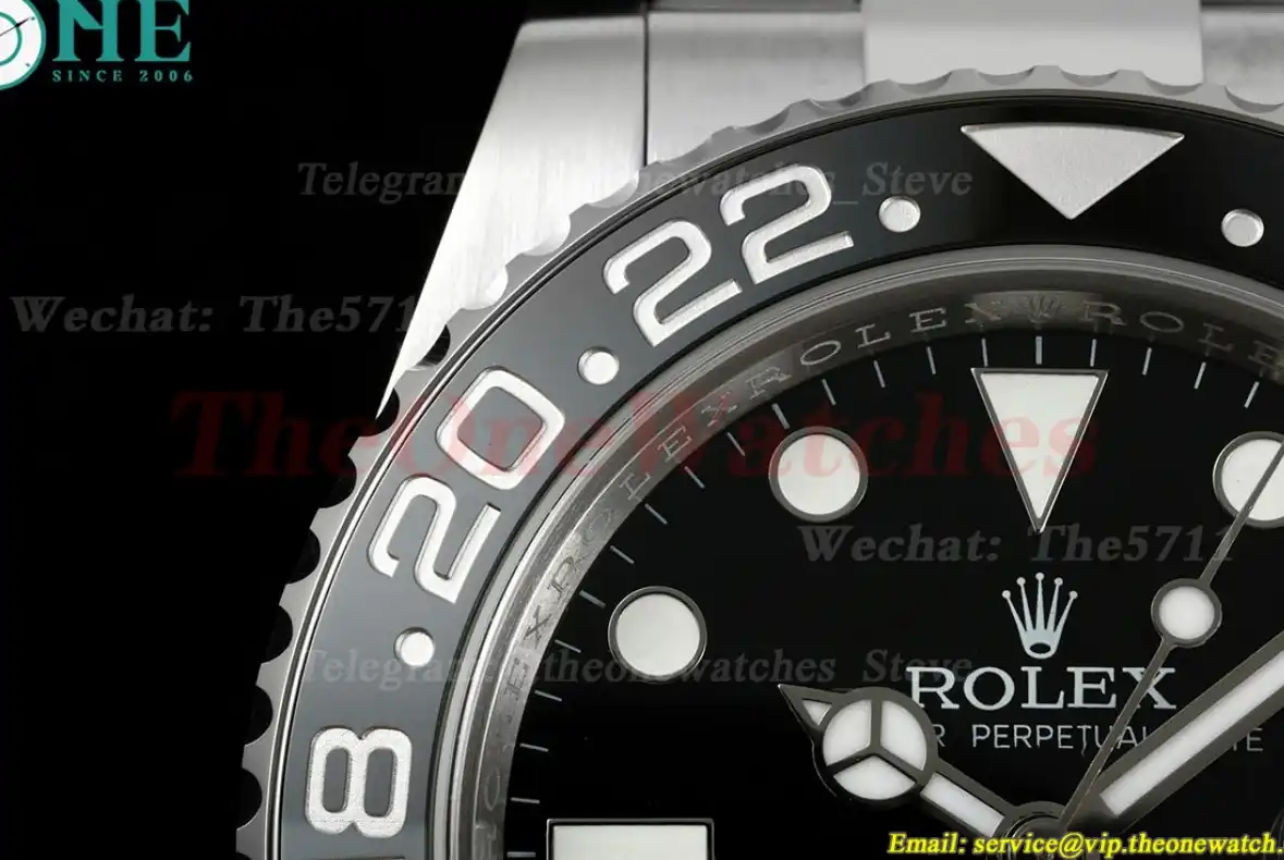 GMT Master II 126710 Bruce Wayne Oys 40mm SS SS Black Dial THBF SH3285