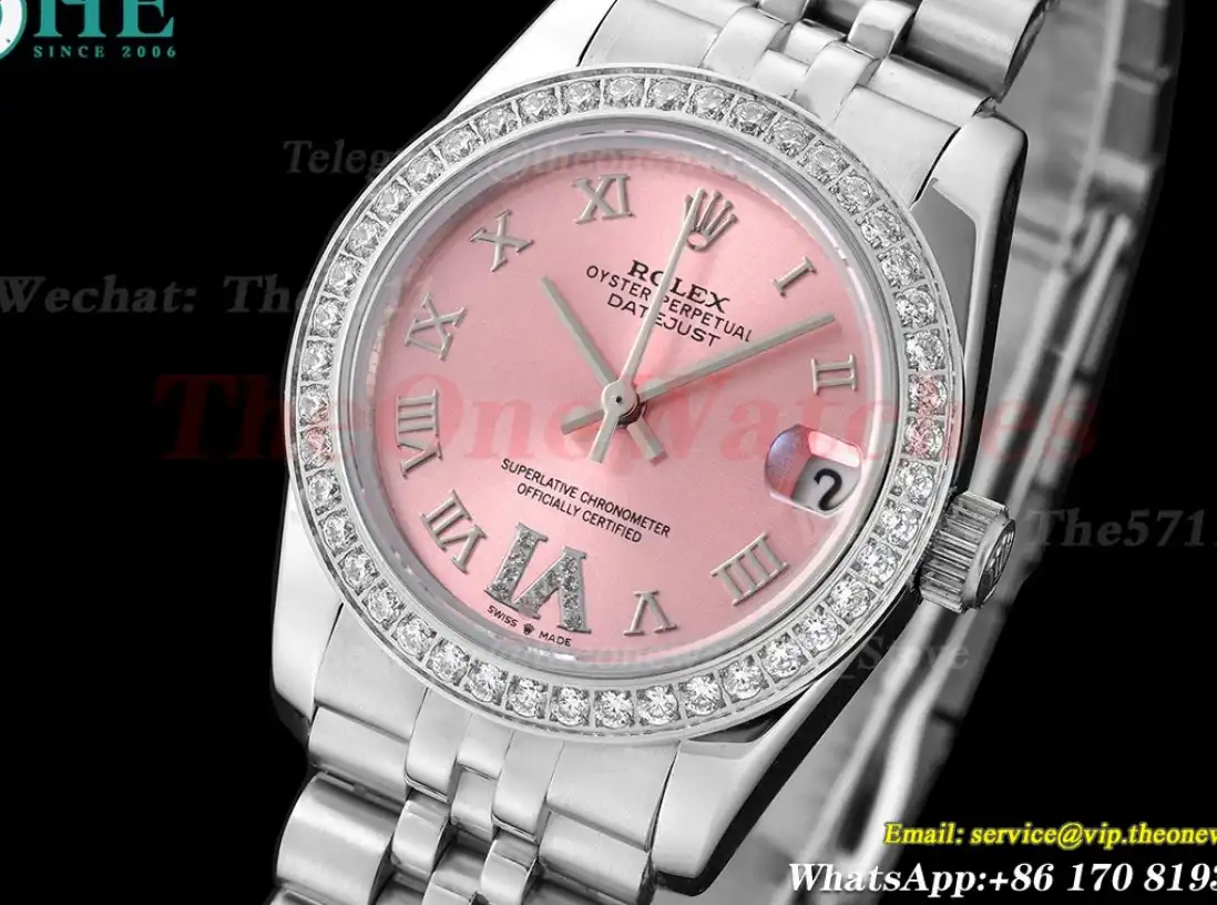 Datejust 28mm Dia SS SS Pink Rmn GDF MY8215