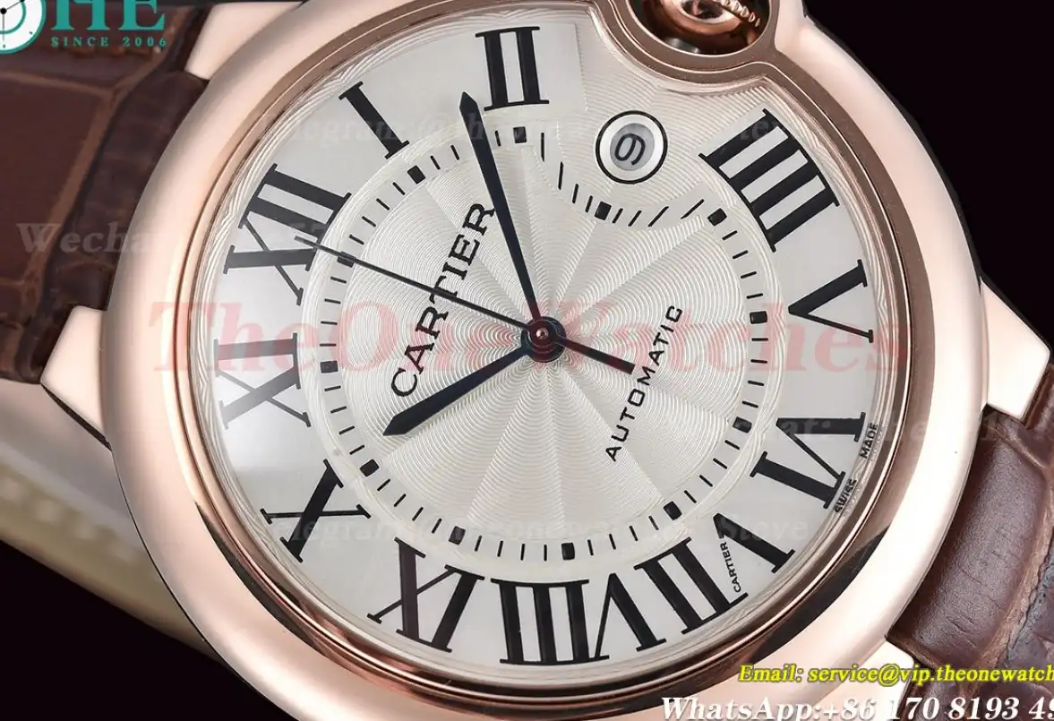 Ballon Bleu De Cartier 42mm RG LE White Dial GDF MY8215