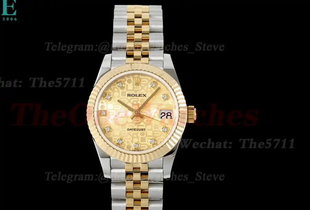 Datejust 178313 31mm Jub YG SS Gold Dial GMF A2824