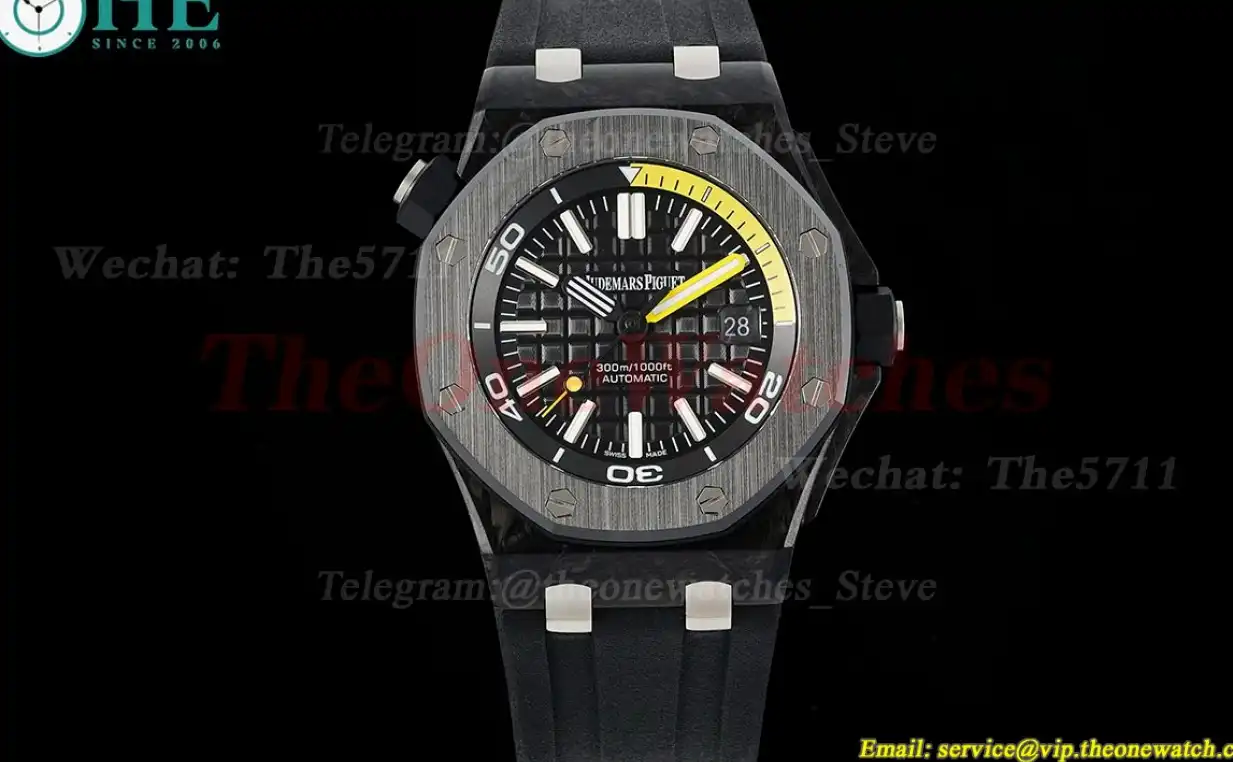 Royal Oak Diver 15706 FC RU Black Dial IPF MY9019