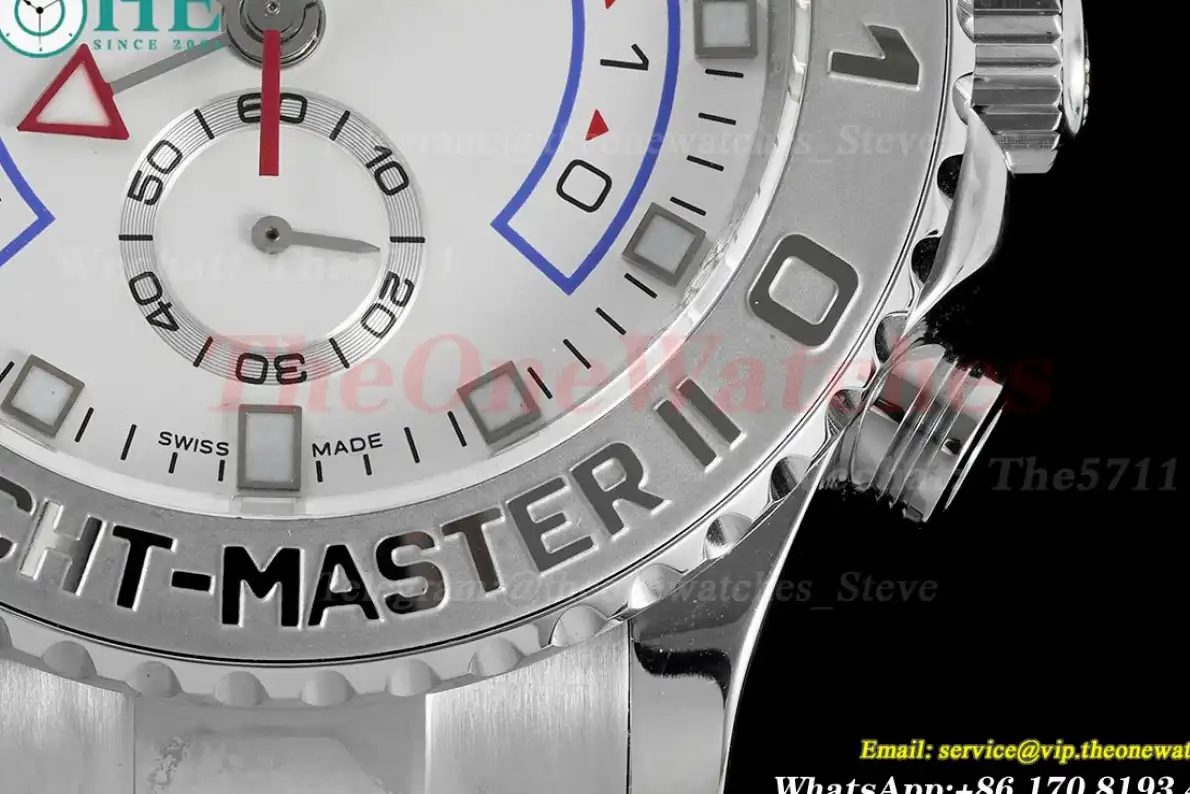 Yacht-Master II 116689 44mm SS SS White Num KF A7750