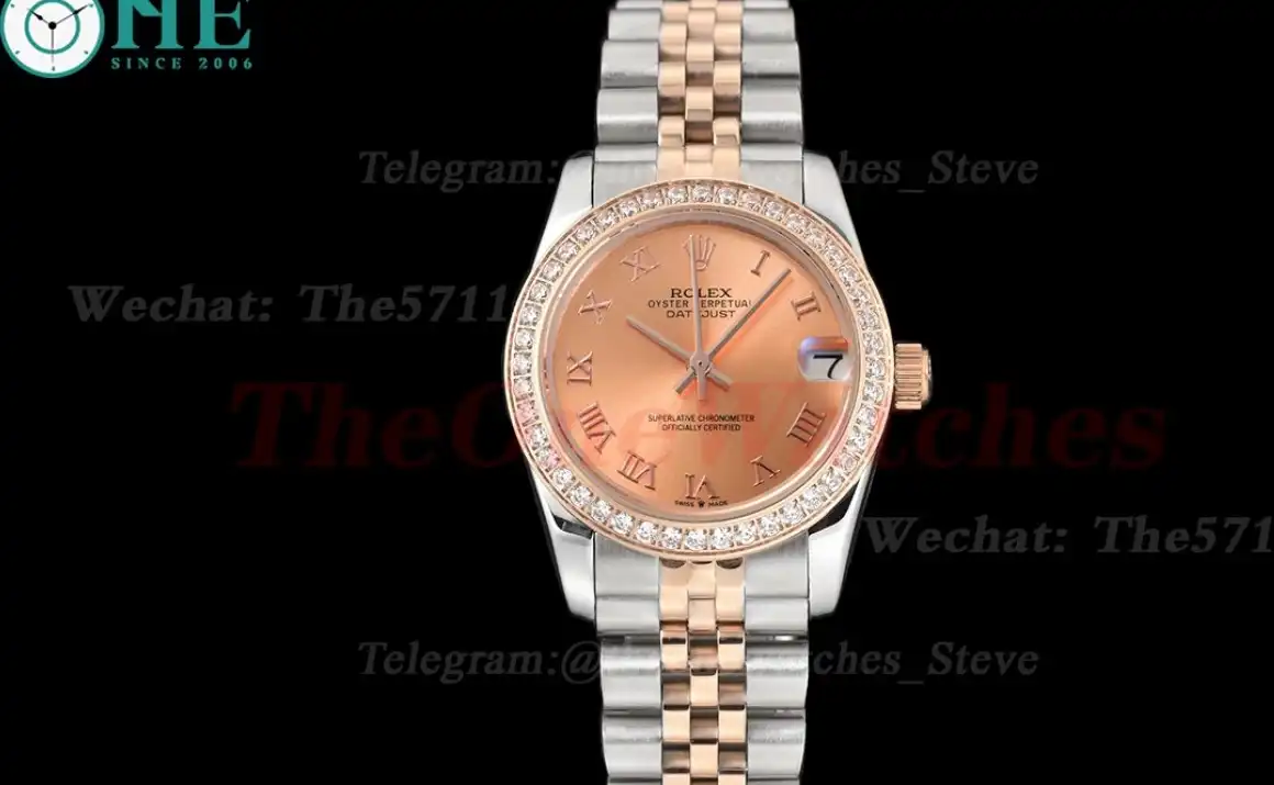 Datejust 28mm Dia RG SS Rose Gold Rmn GDF MY8215