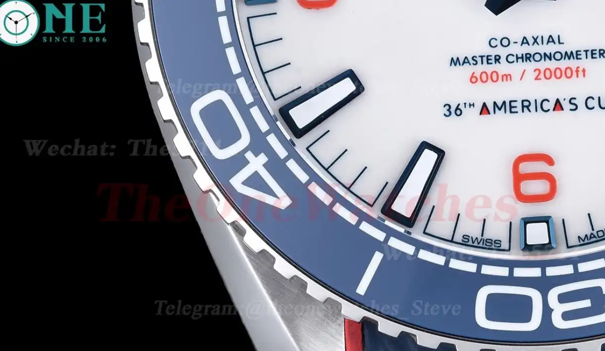 Seamaster 600M 43.5mm America's Cup SS RU White VSF A8900 Super Clone