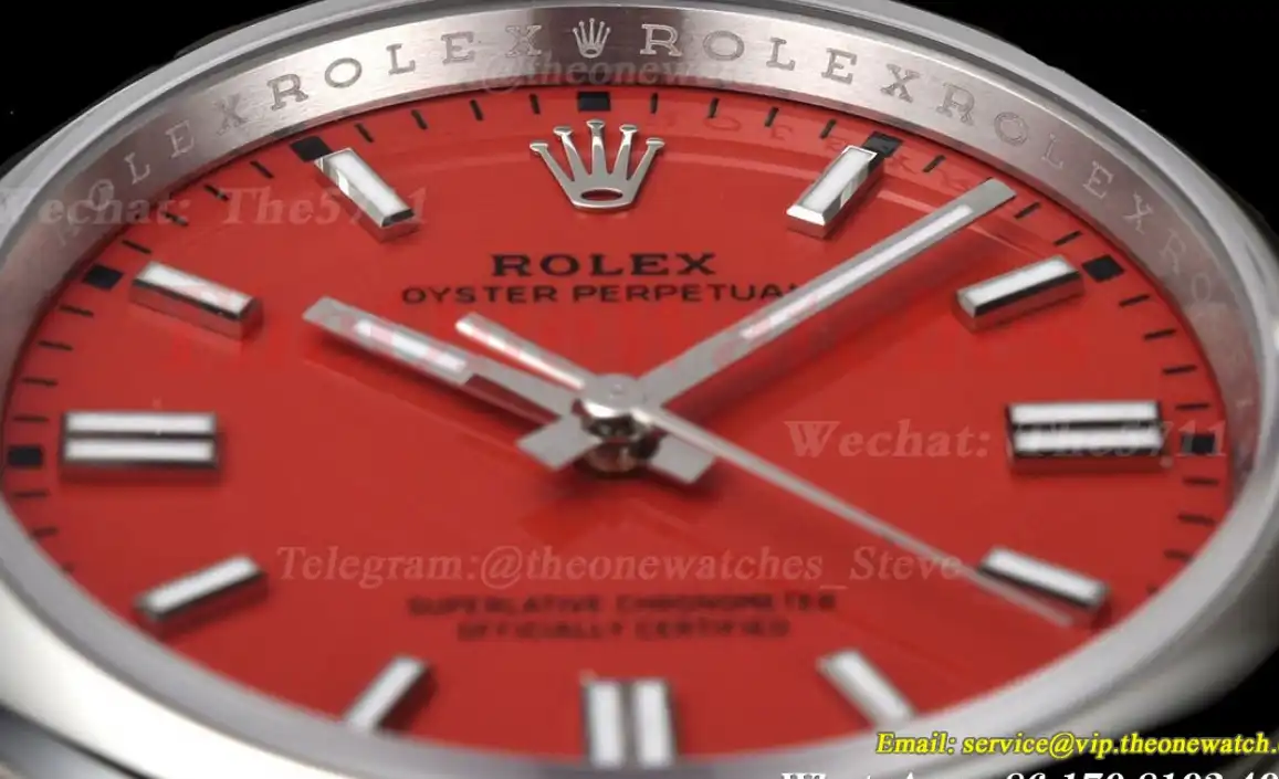 Oyster Perpetual 126000 36mm SS SS Red Dial VSF VS3230