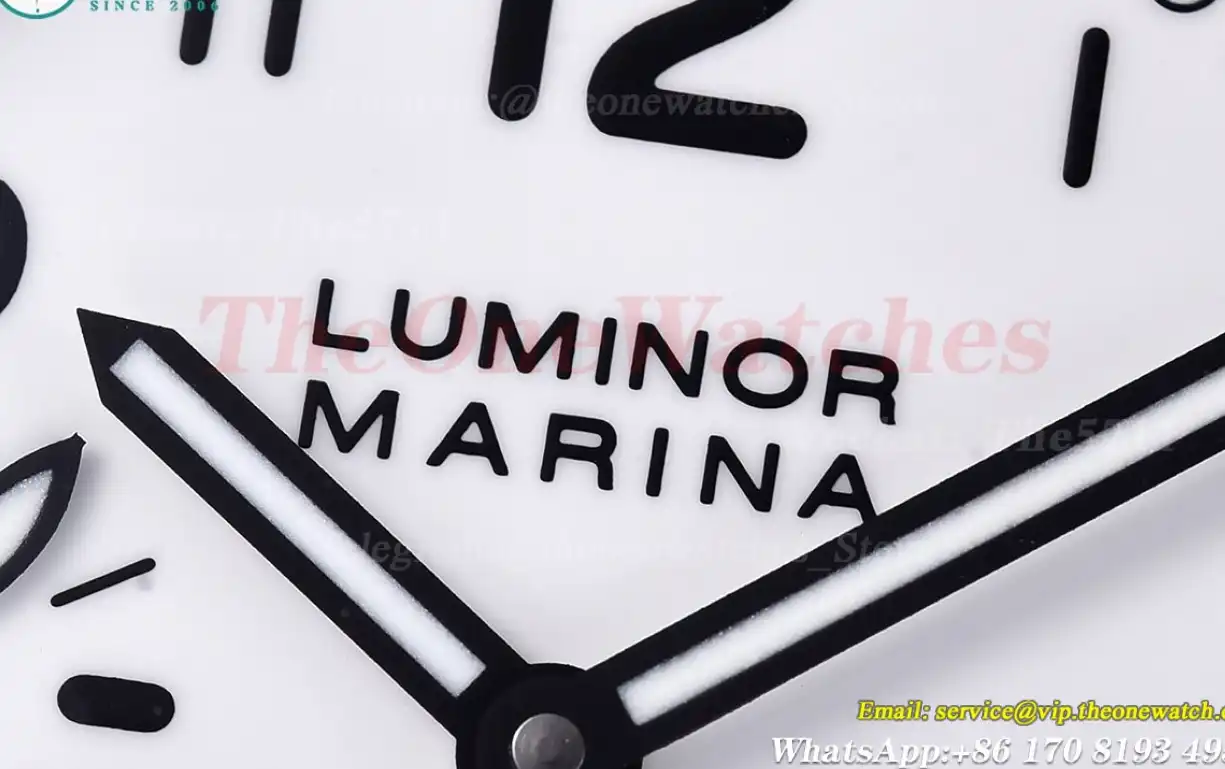 Luminor Marina Pam113 44mm SS LE White Dial HWF A6497