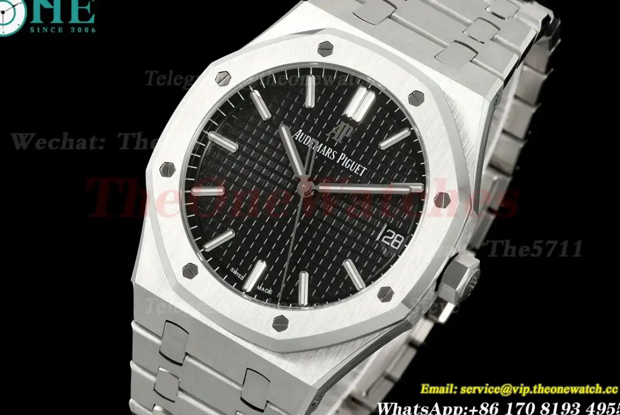 Royal Oak 15500 41mm SS SS Black Dial TKF A4302 Super Clone