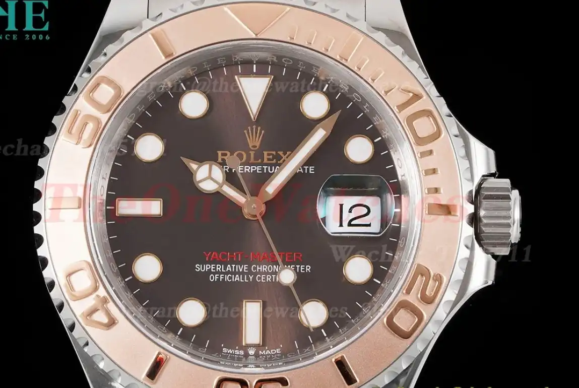 Yacht-Master 126621 40mm SS SS Brown Dot VSF VS3235