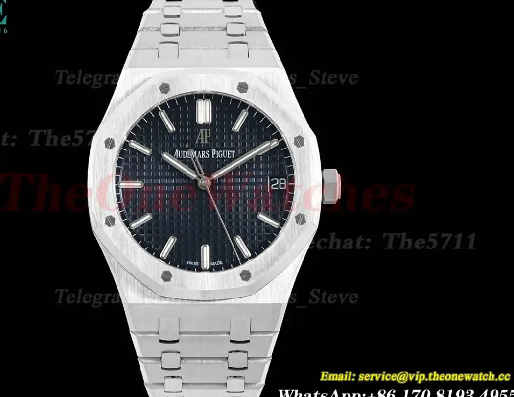 Royal Oak 41mm 15500 SS SS Blue Stk APSF A4302 Super Clone