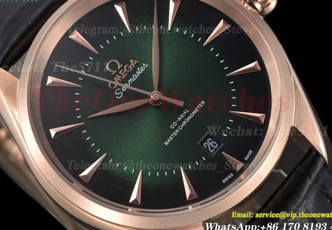 Seamaster 41mm RG LE Gradient Green Dial GDF MY8215