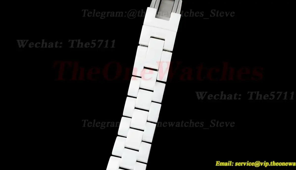 J12 33mm White Ceramic Cer White Dial HTF Quartz