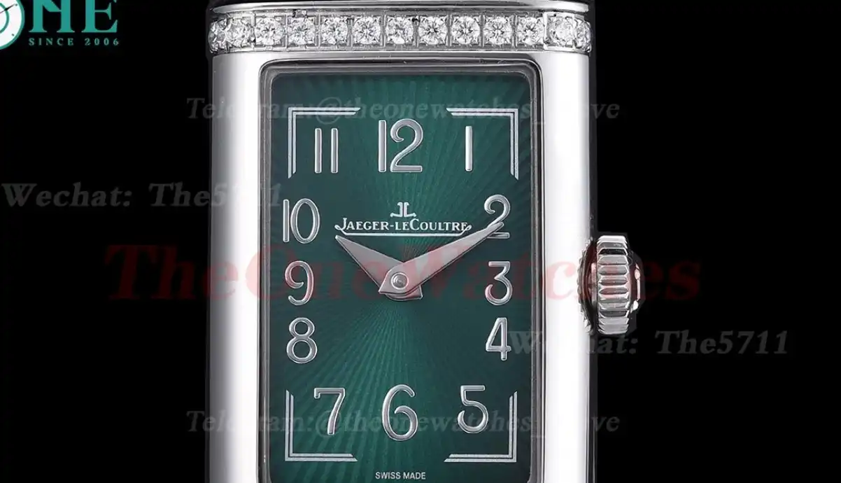 Reverso 20mm Diamond Bezel SS LE Green Dial RXW Qtz