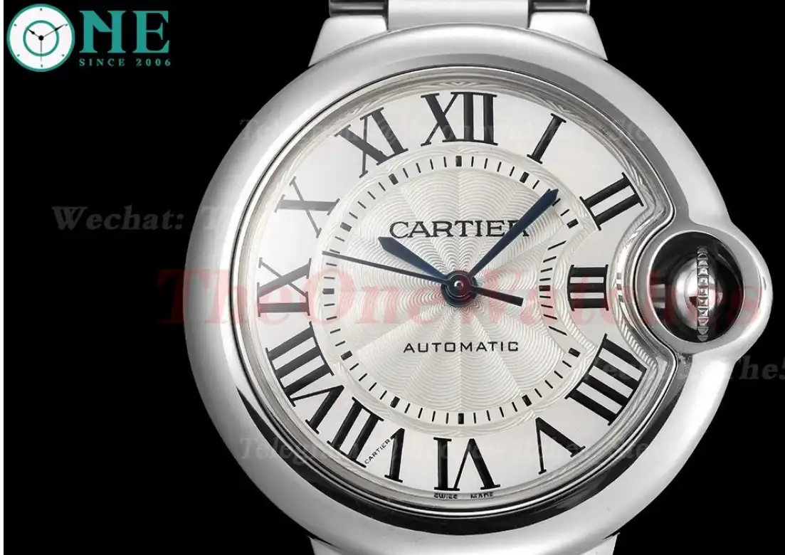 Ballon Bleu De Cartier 33mm SS SS White Dial Oyster GDF NH05