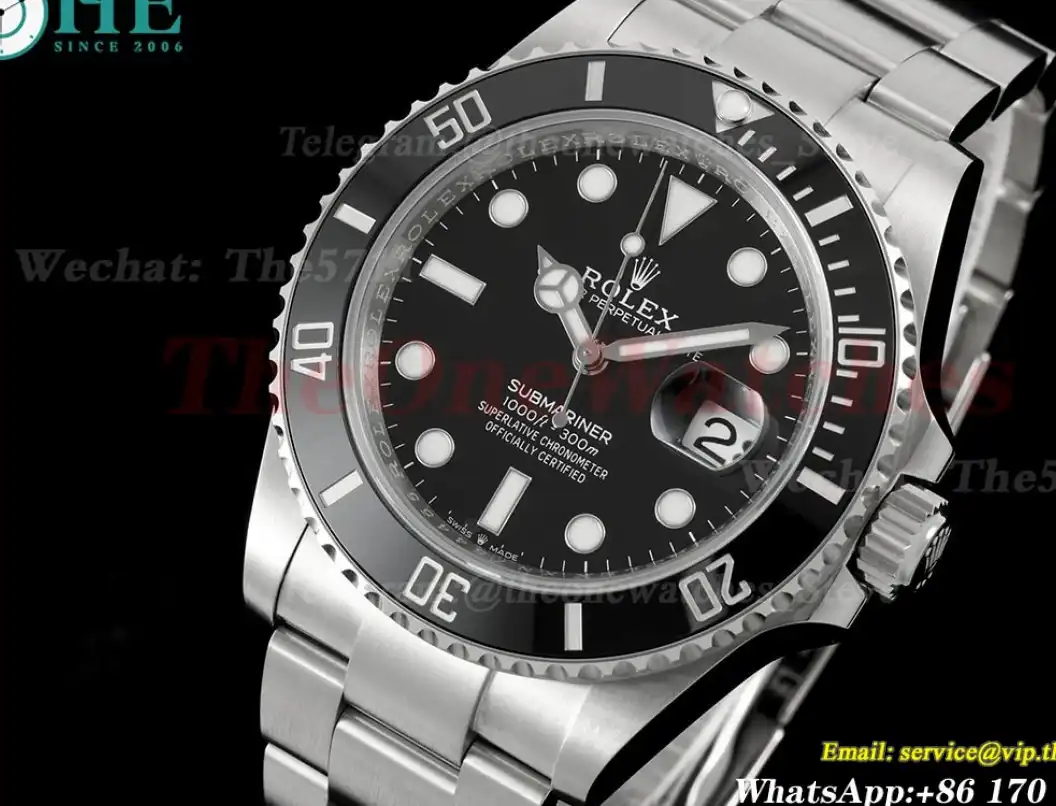 Submariner 126610LN 41mm SS SS Black Dot JQF VR3235