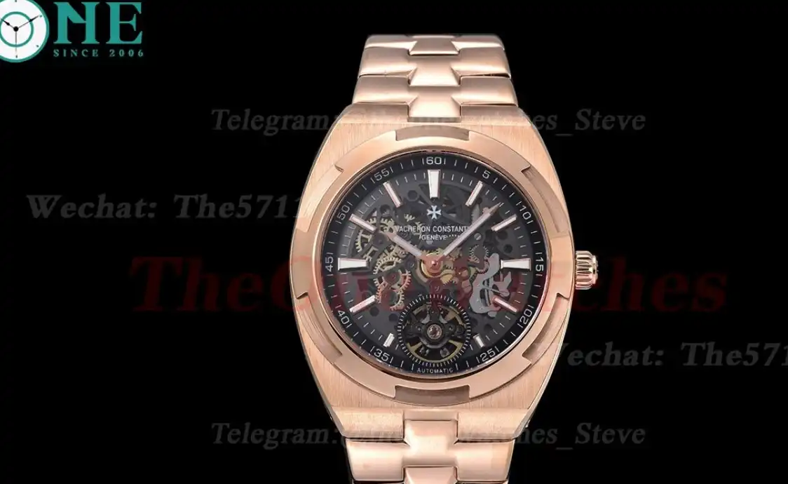 Overseas 6000V 41mm RG RG Skeleton Dial GDF A7500