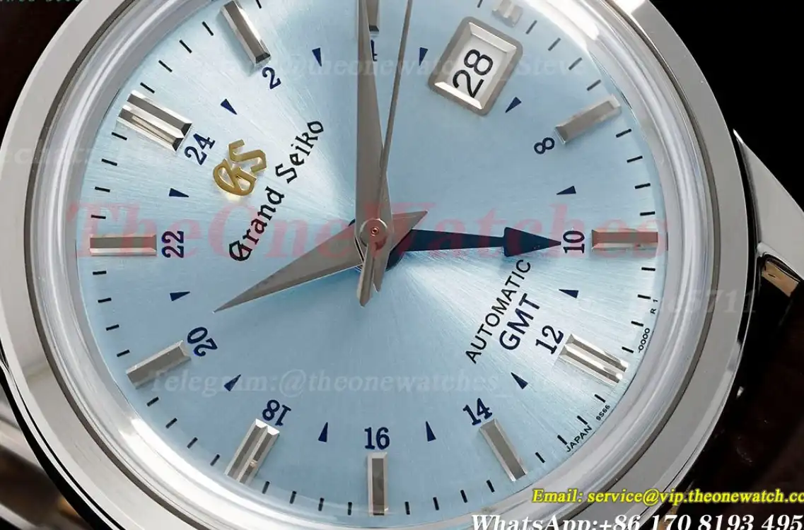 Elegance GMT 39.5mm Ice Blue Dial GSF NH34