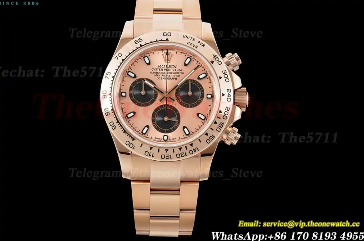 Daytona 116505 40mm RG RG Rose Gold Dial OMF A7750