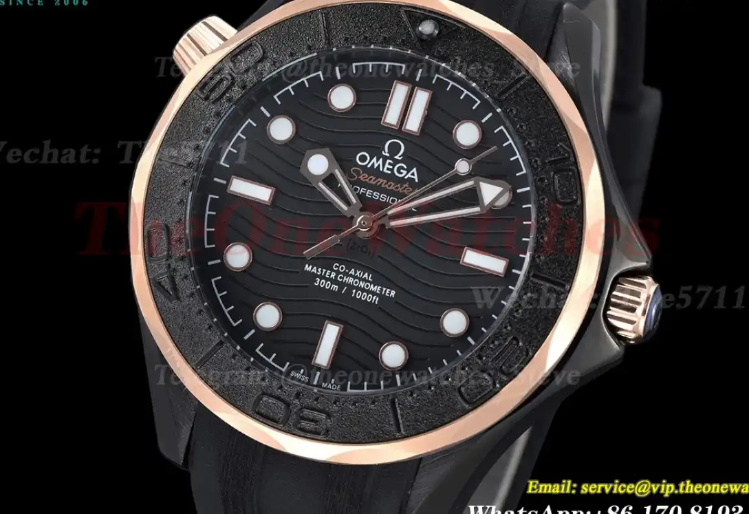 Seamaster 300m 42mm PVD RU Black Dial GDF MY8215