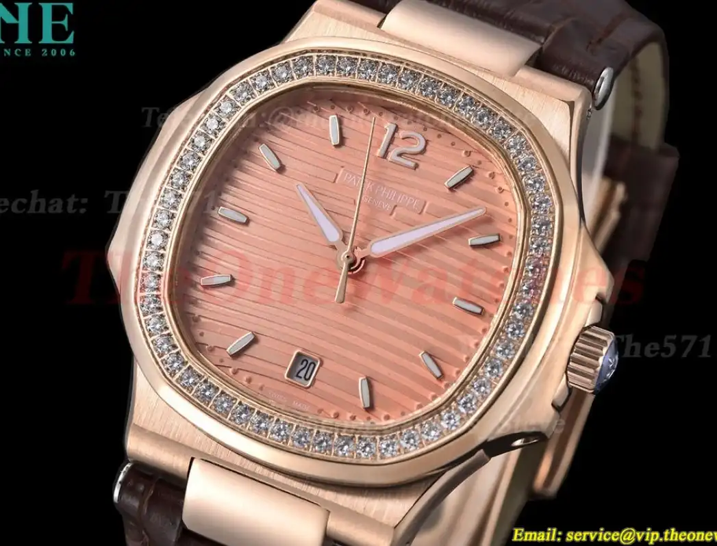 Nautilus Diamond 40mm RG LE Rose Gold Dial GDF MY8215