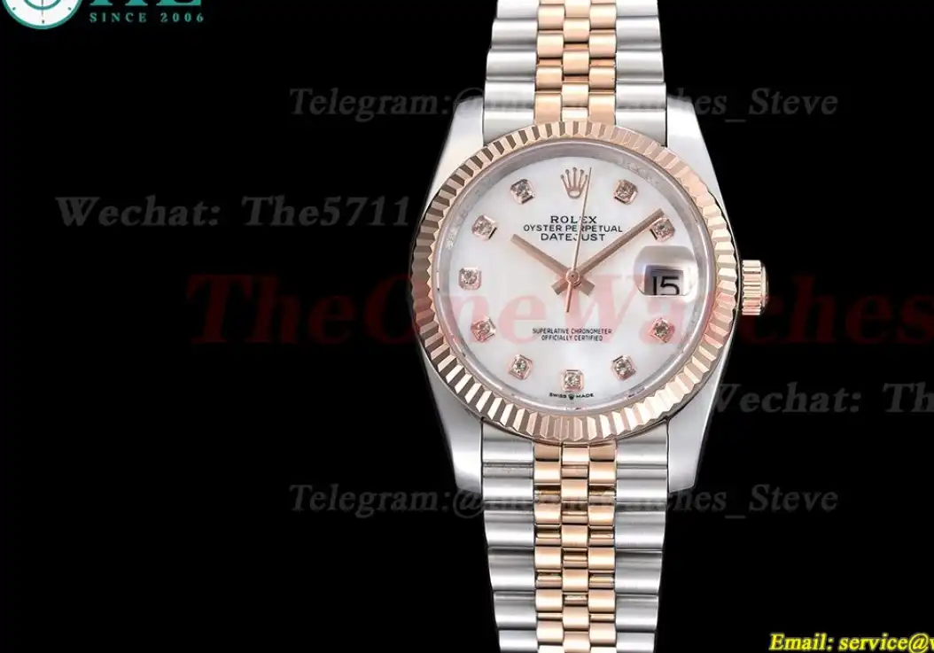 Datejust 126231 36mm Jub RG SS Mop Dial GDF MY8215