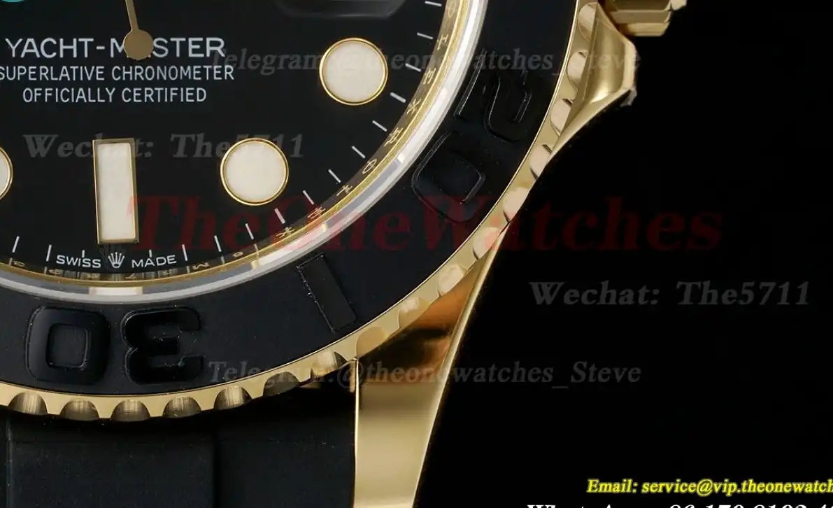 Yacht-Master 226658 42mm Wrapped YG RU Black Dot IPKF VR3235 (Gain Weight)