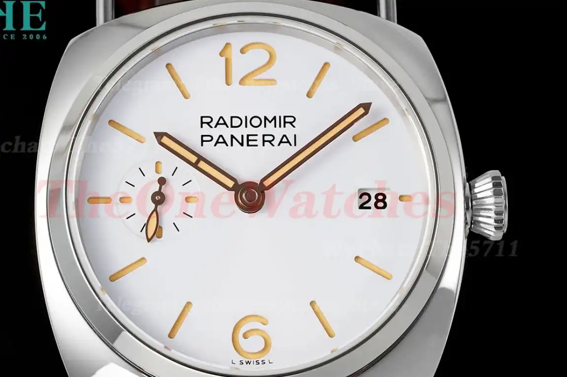 Radiomir Quaranta PAM1292 40MM SS LE White Dial TTF A7750