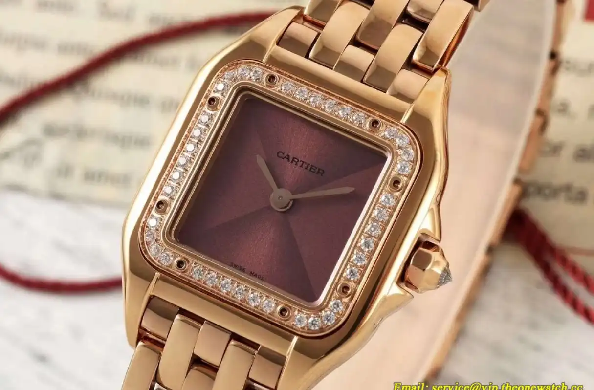 Panthere Secrete De Ladies 22mm Dia RG RG Brown Dial AF Quartz