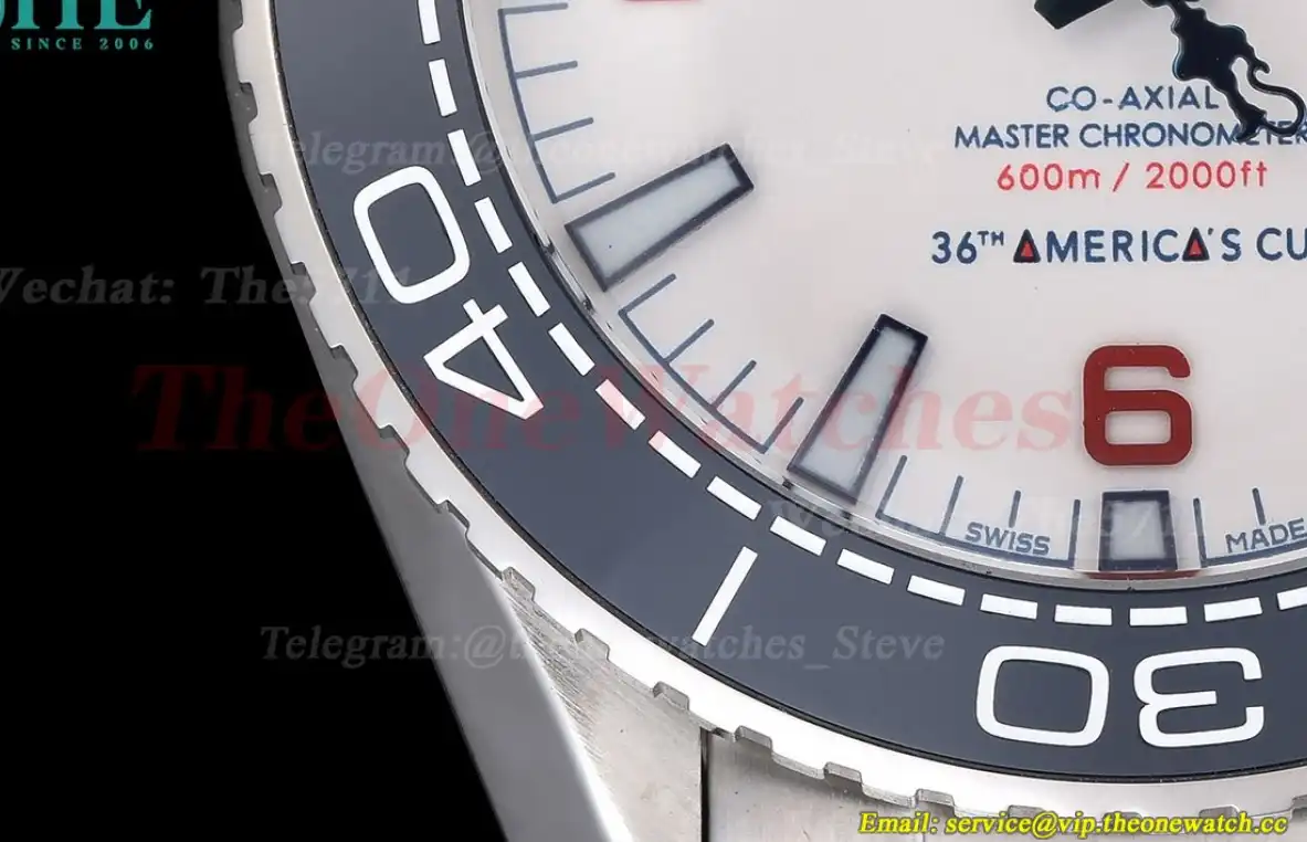 Seamaster 600m 43mm SS SS White Dial Blue GDF MY8215