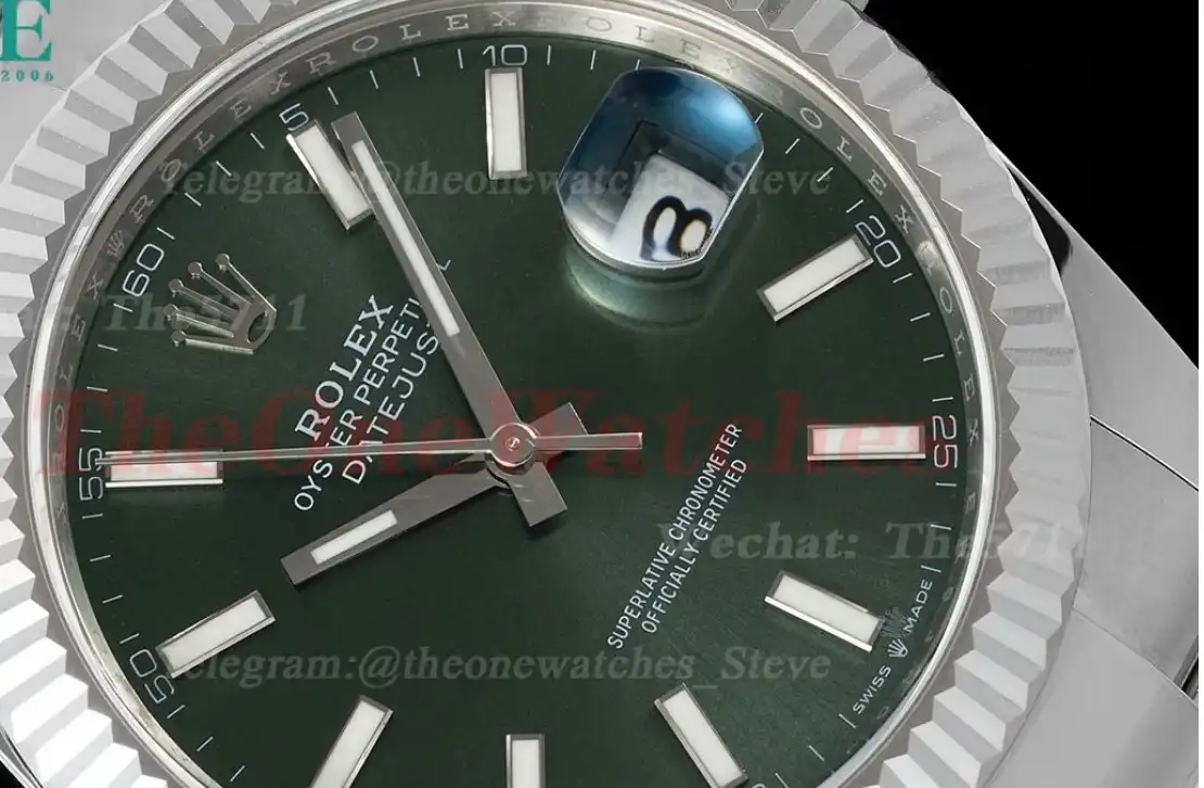 Datejust 126334 41mm SS SS Green Stk EWEF A3235