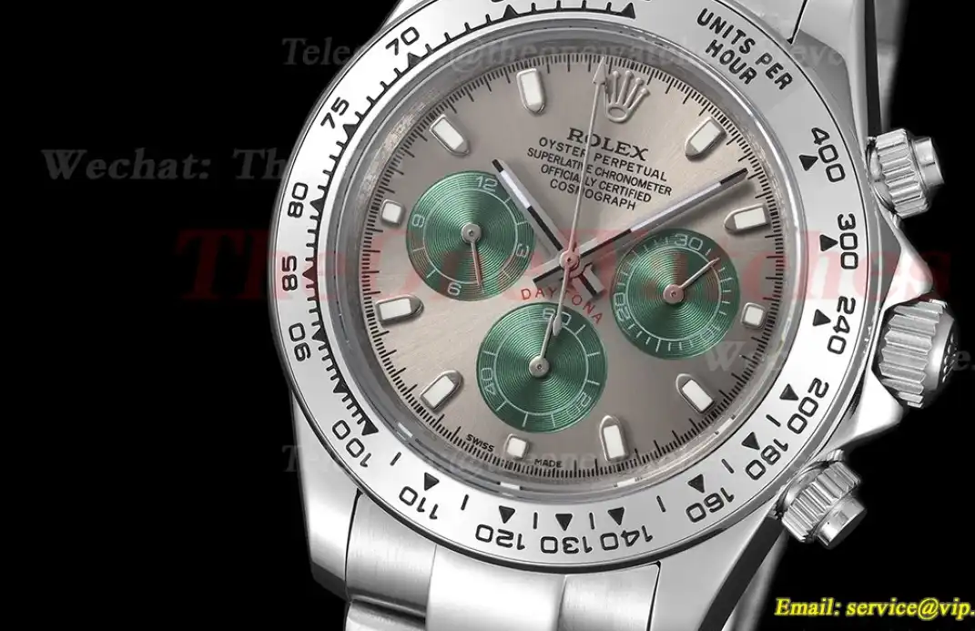 Daytona 40mm SS SS Grey Green GDF A3836