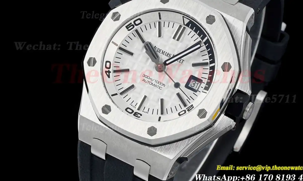 Royal Oak Offshore Diver 15710 42mm SS RU White IPF SA3120 Super Clone