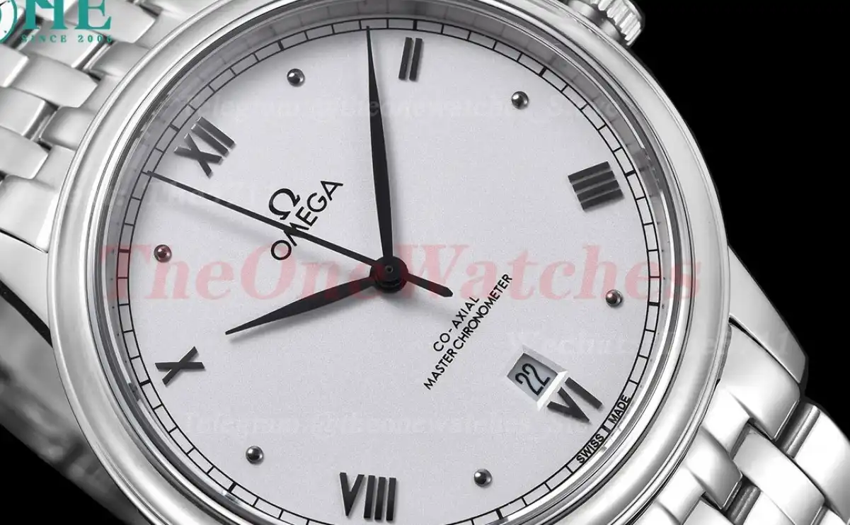 De Ville Date 40mm SS SS White Dial GDF MY8215